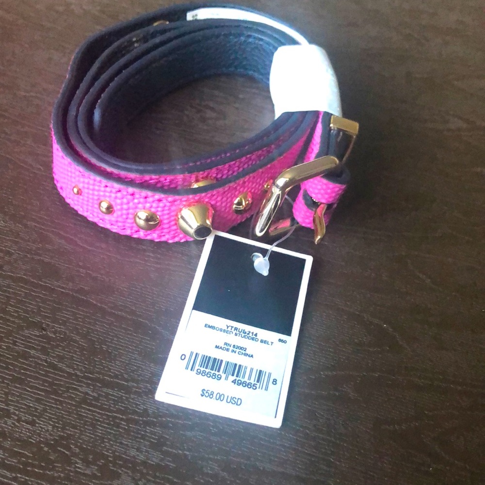 Juicy couture gold studded belt